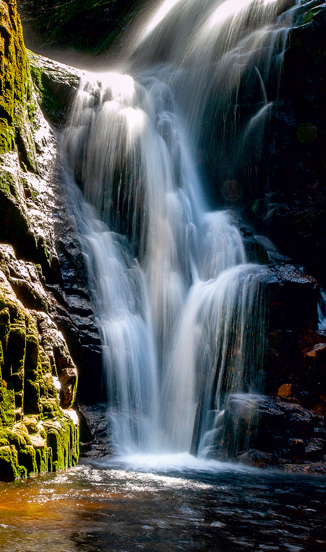 Wasserfall-Berge